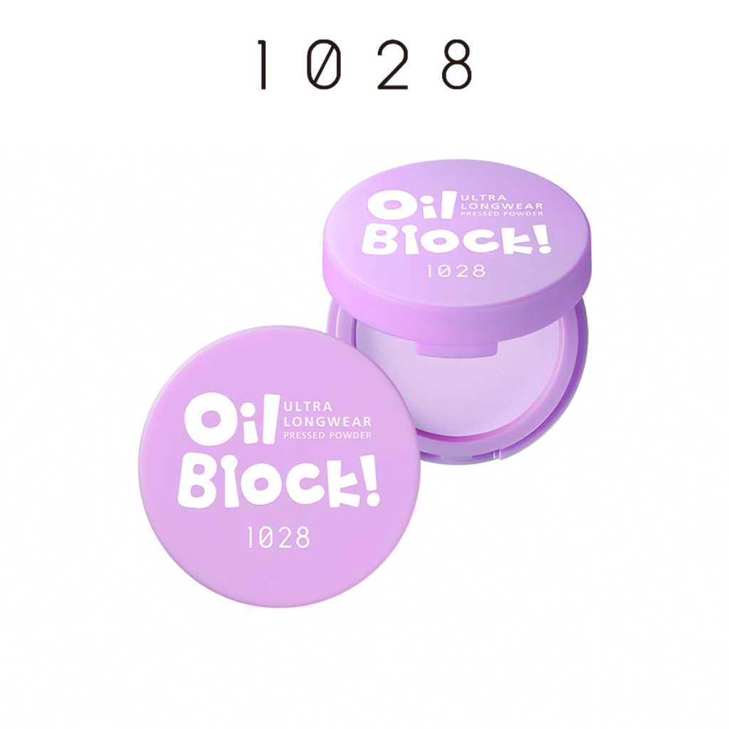 1028 Oil Block Ultra Longwear Pressed Powder( Beige, Transparent, Pearl ...