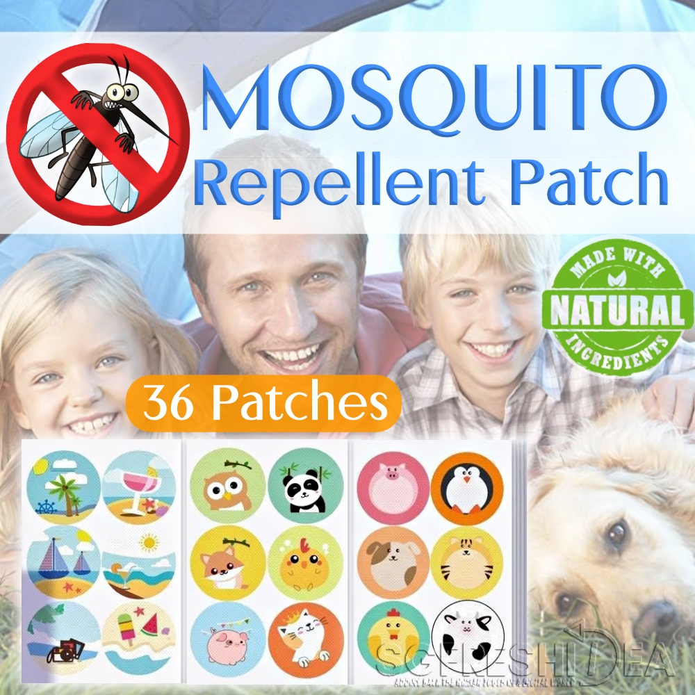 Mosquito Patch Repellent Stickers Insect Killer Natural Citronella