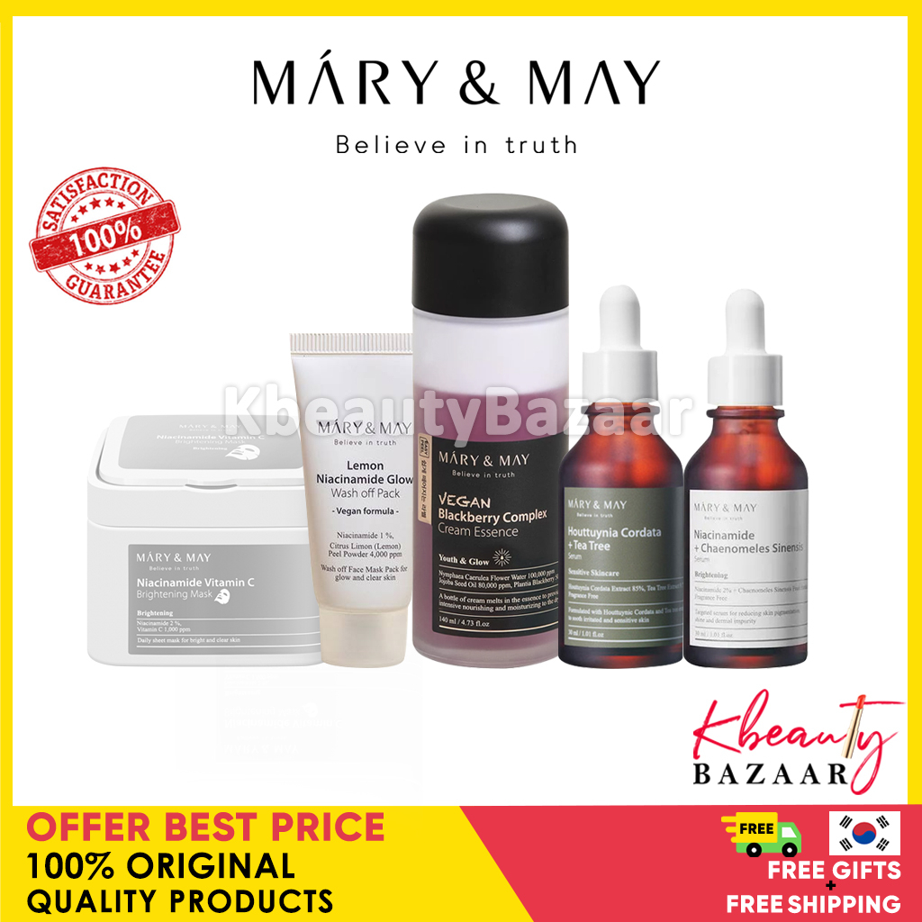 [MARY & MAY] - Houttuynia Cordata+Tea Tree Serum 30ml,Niacinamide ...