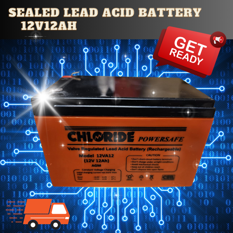 UPS battery - Chloride 12V12Ah SLA Battery | Shopee Singapore