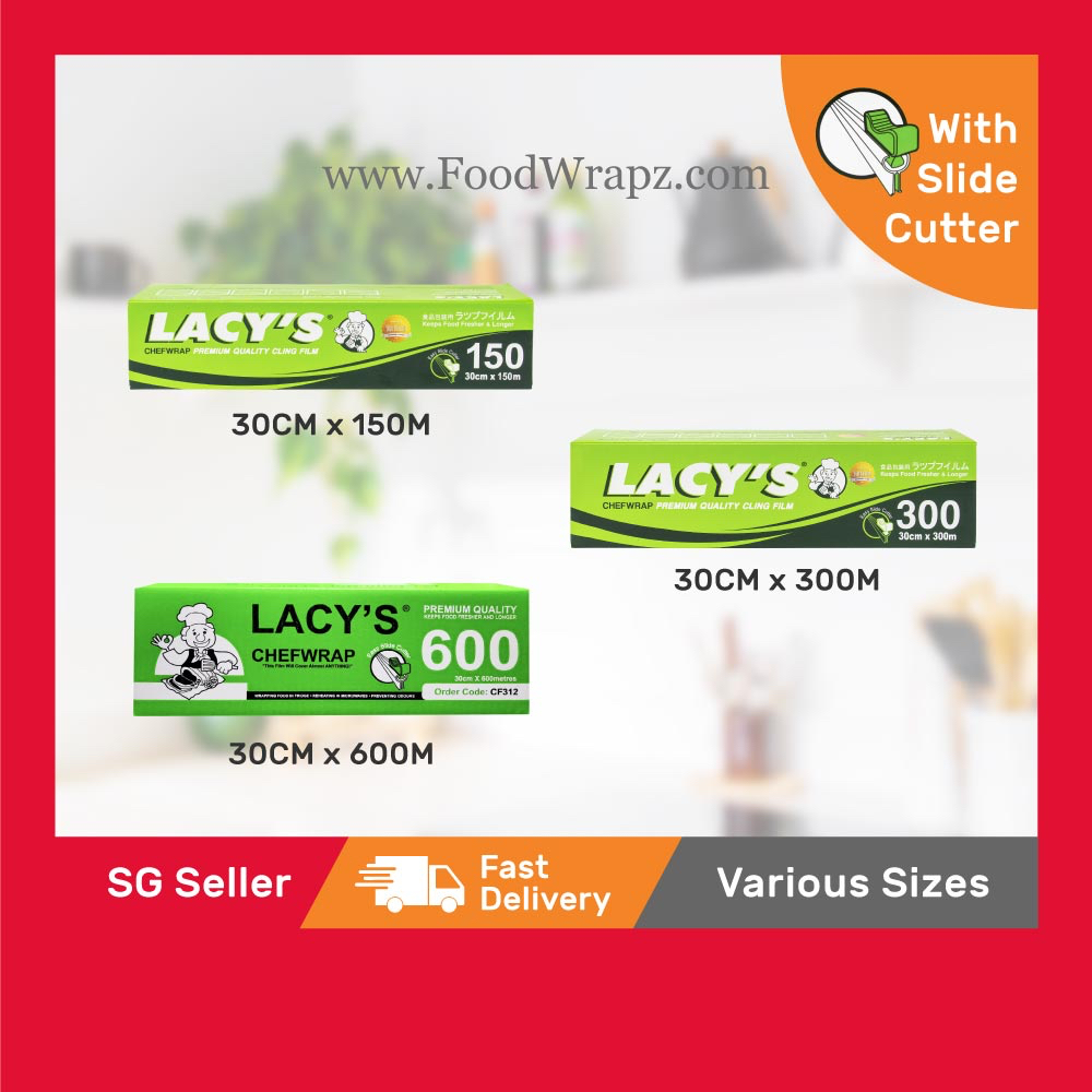 [30cm] Lacy's ChefWrap / Cling Wrap / Cling Film / Plastic Food Wrap