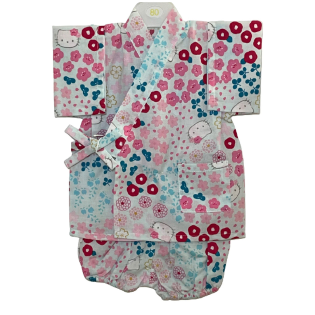 JapaneseStyle room water Sanrio Hello Kitty Jinbei (yukaya/kimono)Girl ...