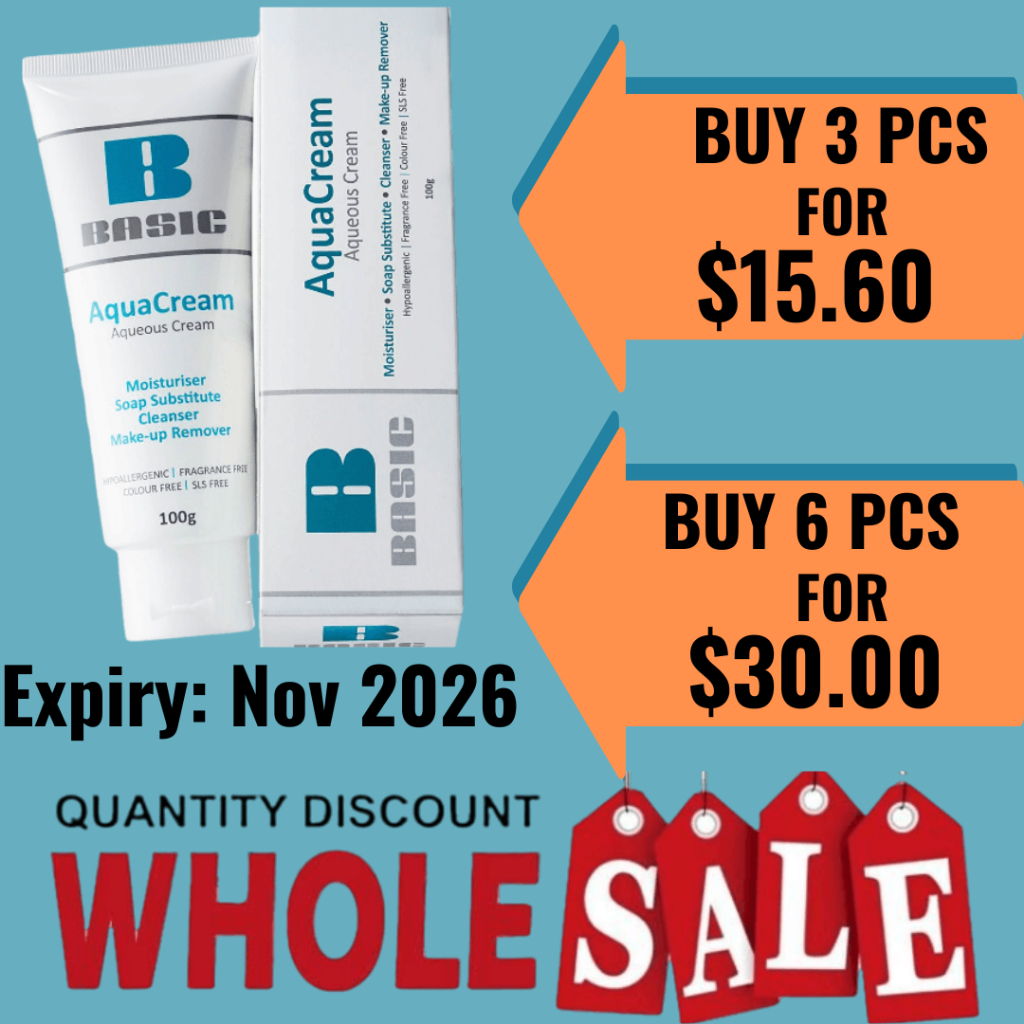 [PharmCare] ICM Pharma (Aqueous Cream) Basic Aqua Cream 100ml