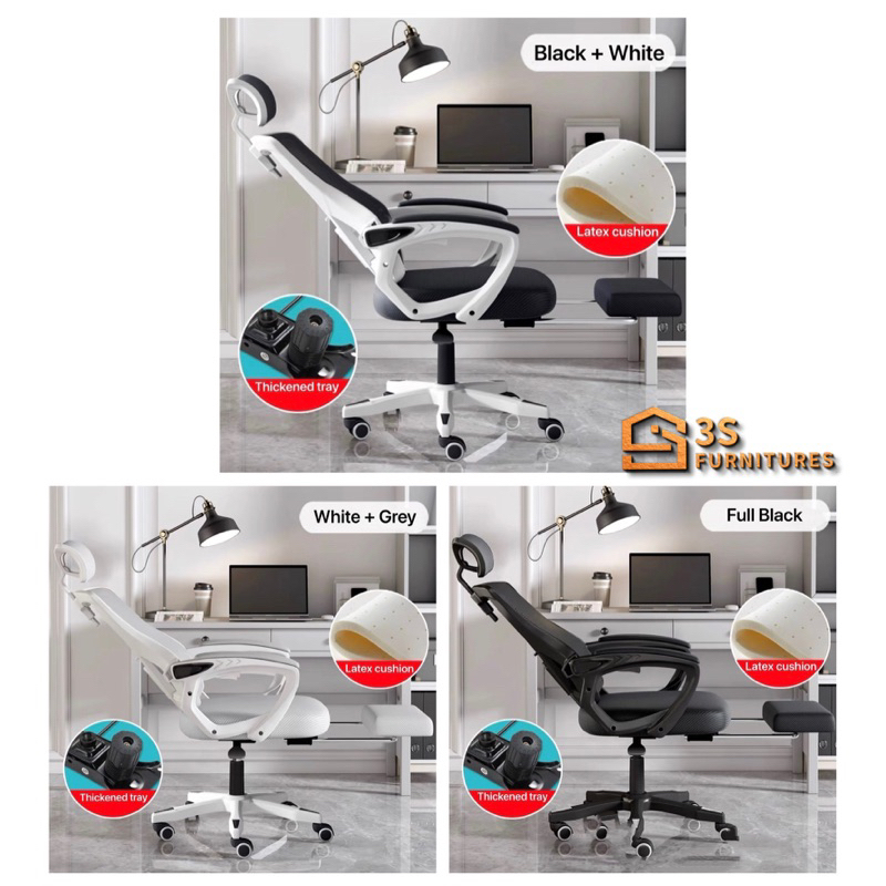 𝗦𝗚 𝗟𝗢𝗖𝗔𝗟 𝗦𝗧𝗢𝗖𝗞 Gaming high back chair Ergonomic comfort home office
