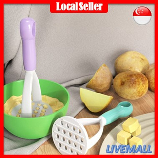 Potato Masher, Integrated Masher Kitchen Tool & Food Masher/ Potato Smasher with Non-Slip Handle, Perfect for Bean, Vegetable, Fruits, Baby Food