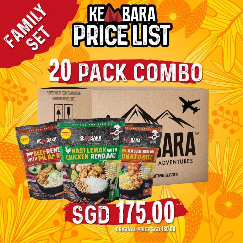 Kembara Meal Combo Set Shopee Singapore