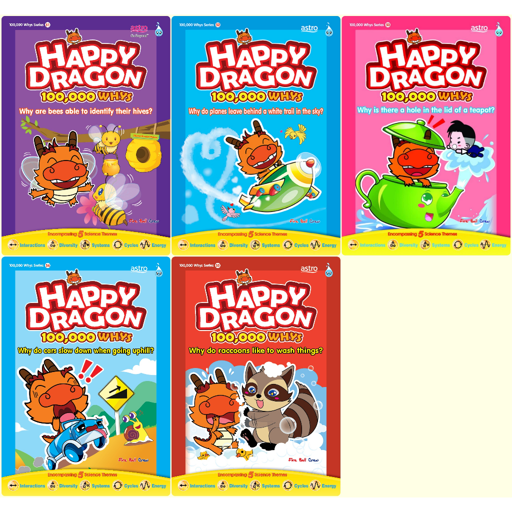 Happy Dragon 100000 Whys English fr Young Scientist (5 books