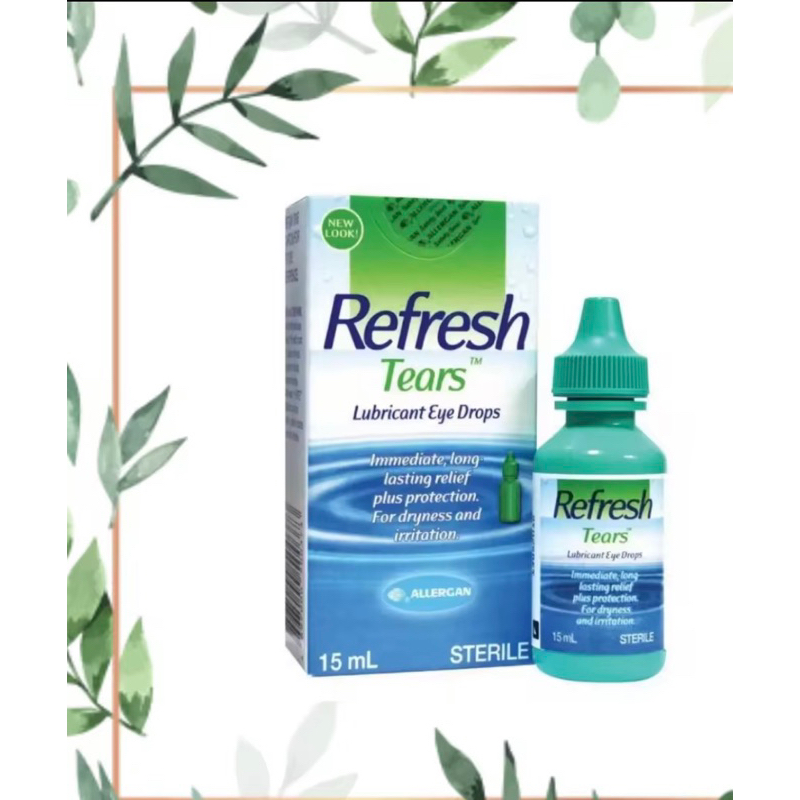 New stock [Exp16/08/2025] Refresh Tears Eye Drops 15ml Bottle Shopee