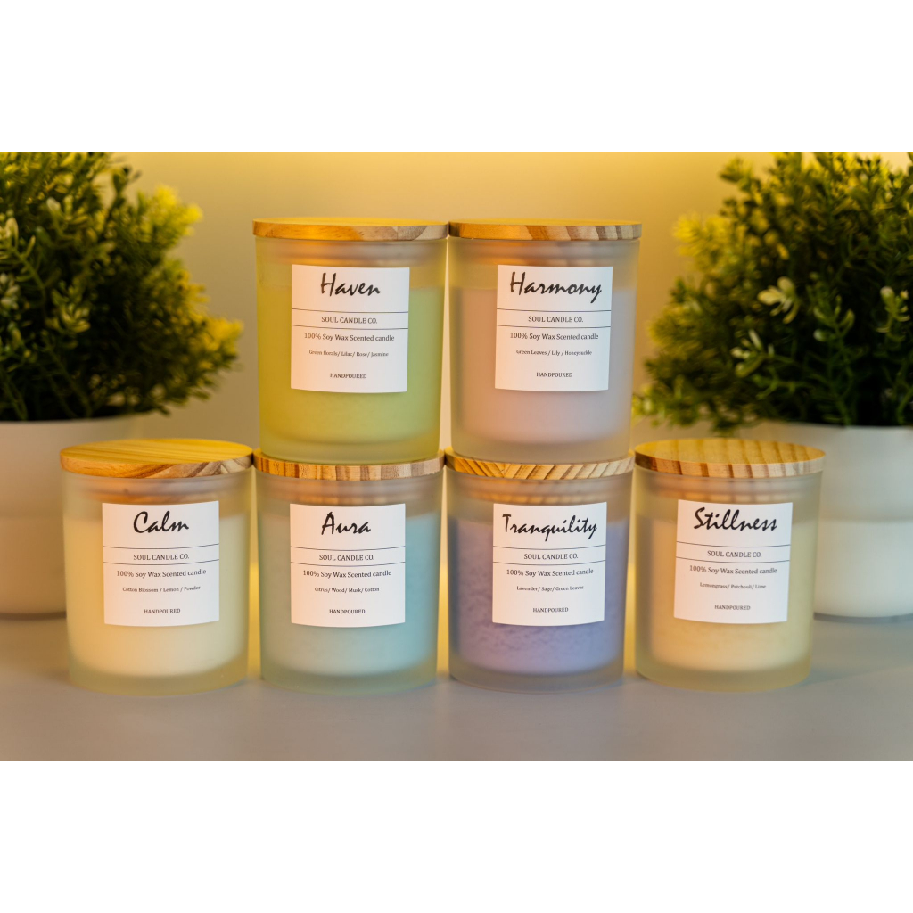 Soul Candle Co Luxury scented Candles (Large size) 100 Soy Wax Home