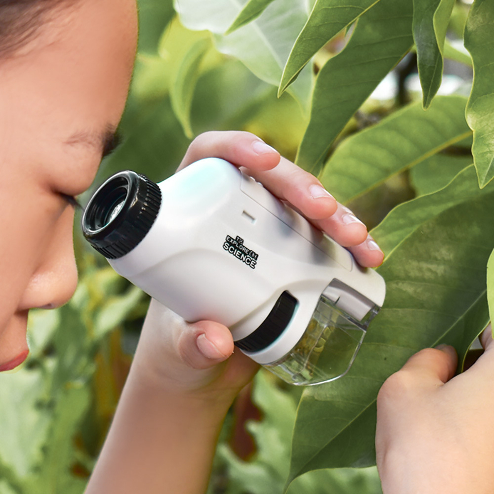 🌟 SG LOCAL STOCK 🌟 Handheld Portable Microscope Science Experiment Kids ...