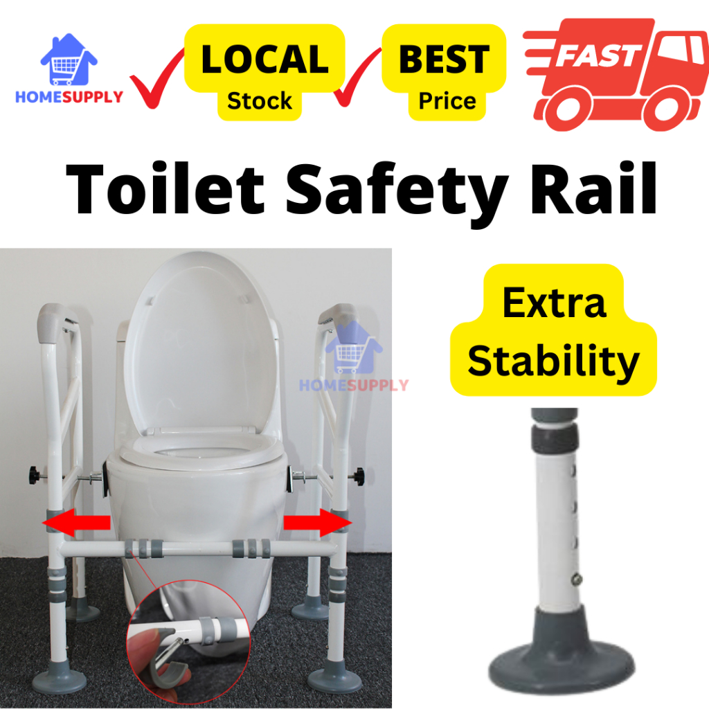 Toilet Rail Toilet Safety Railing Toilet Bowl Support Shopee Singapore