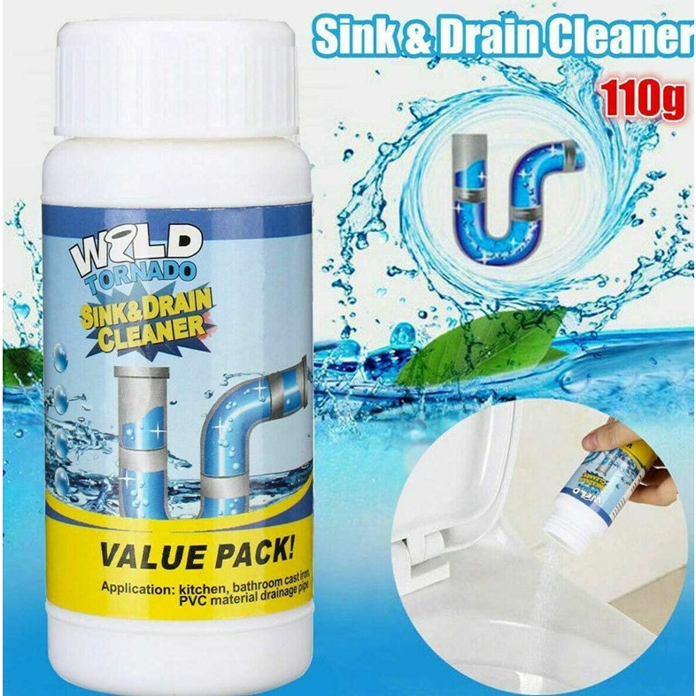 [SG Ready Stock] 110g Powder Sink Toilet Choke Remover Hair Grease Food