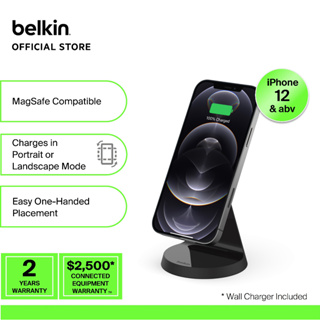 Belkin BOOST↑CHARGE 7.5W Magnetic Portable Wireless Charger Pad for Apple  iPhone 12 Series - Black for sale online