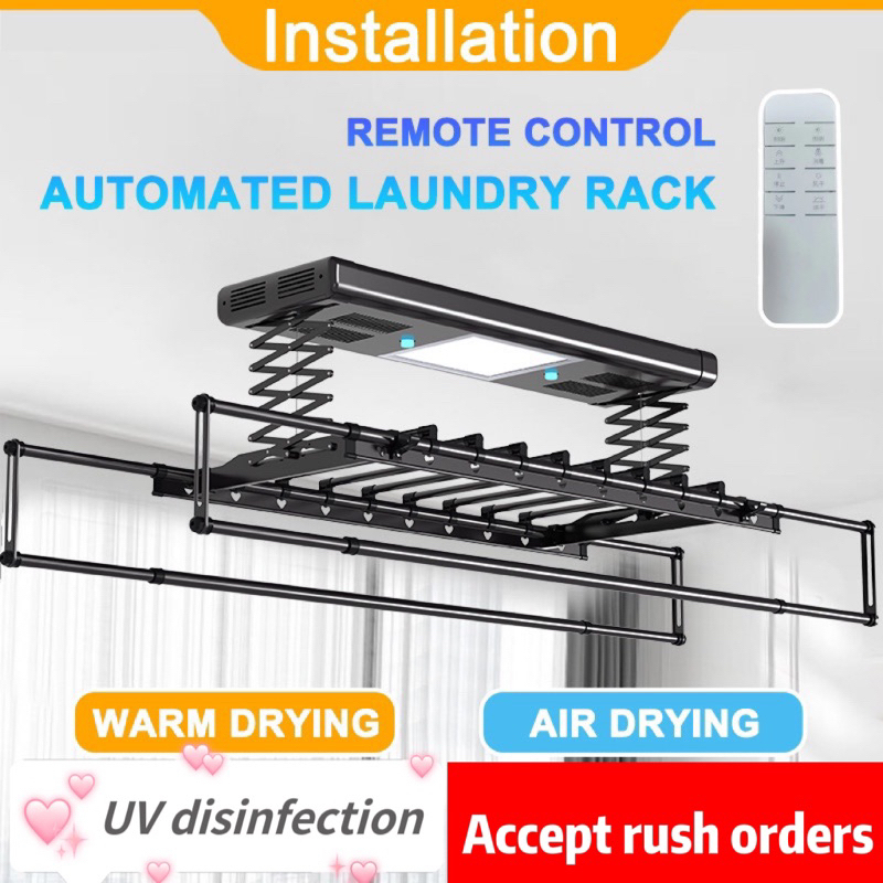 Automated Laundry Rack Smart Laundry System With Standard Installation