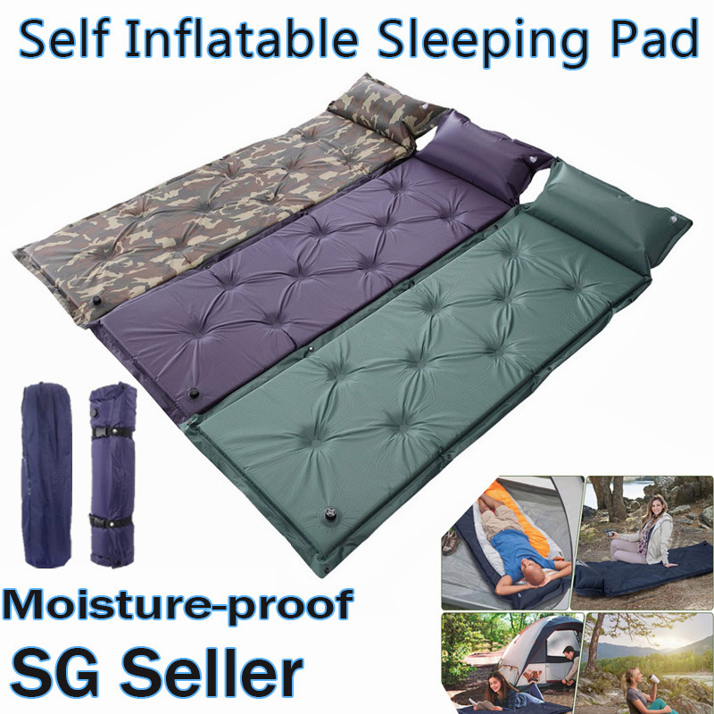 Self inflatable mattress clearance camping