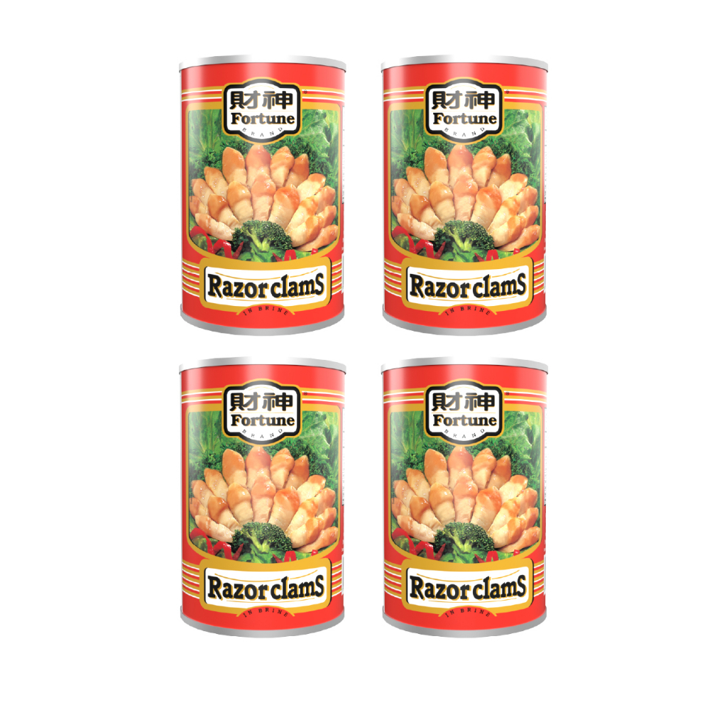 [Bundle of 4] Fortune Razor Clam, 425g | Shopee Singapore