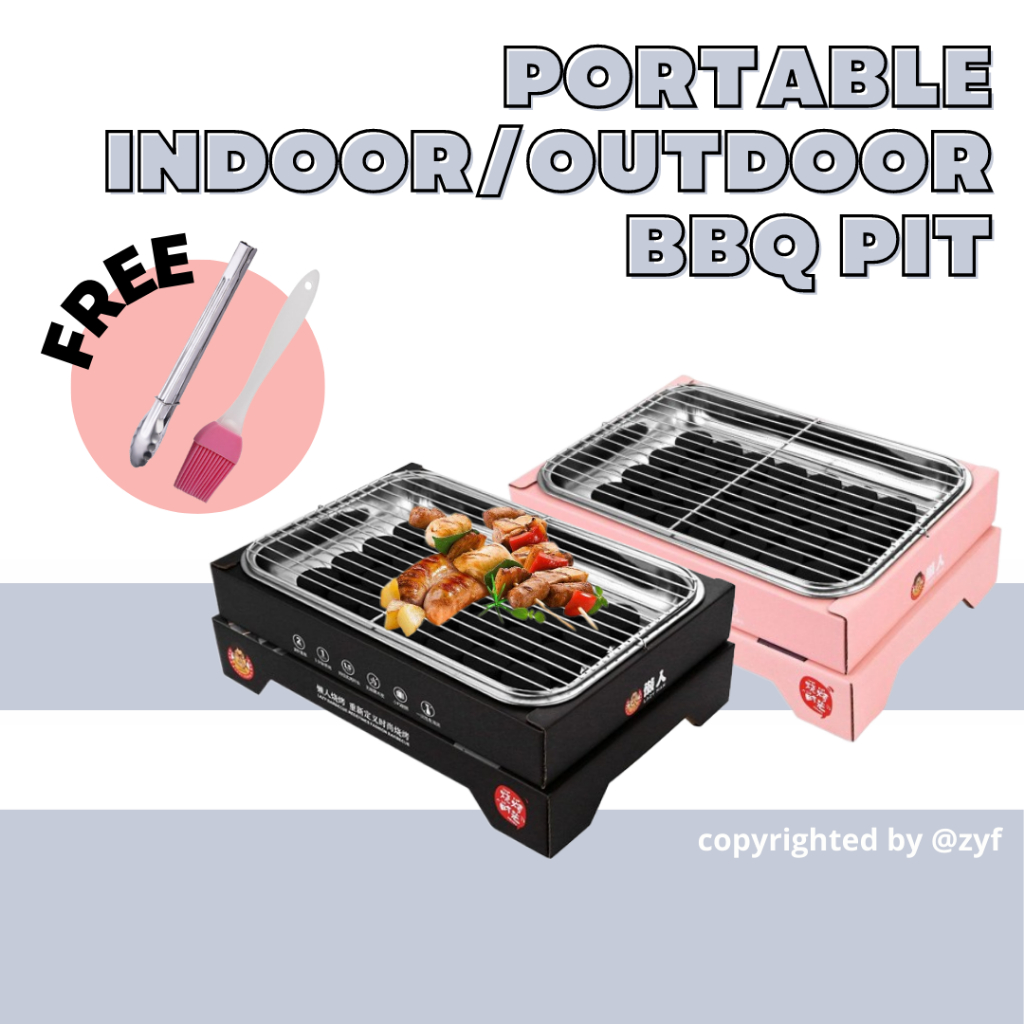 💜[SG] Fast Shipping INSTANT FIRE Disposable Portable BBQ Pit