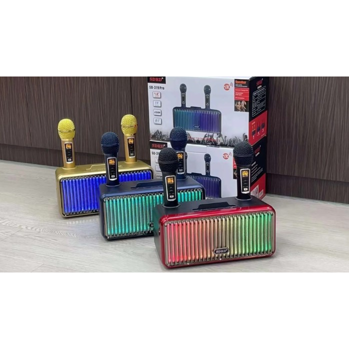 Latest 2023 New Model SDRD SD319 Pro Portable speaker Family Karaoke