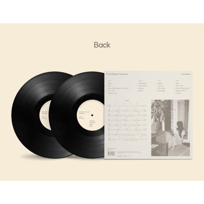 K-POP 'Baek Yerin' 2LP first album Every letter I sent you