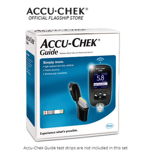 AccuChek Guide Meter Set (mmol/L) (includes AccuChek FastClix lancing