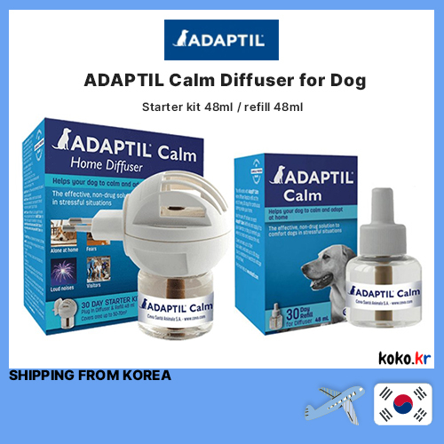 ADAPTIL Calm Diffuser for Dog 30 Day Starter kit 48ml refill 48ml with FREEBIES Shopee Singapore