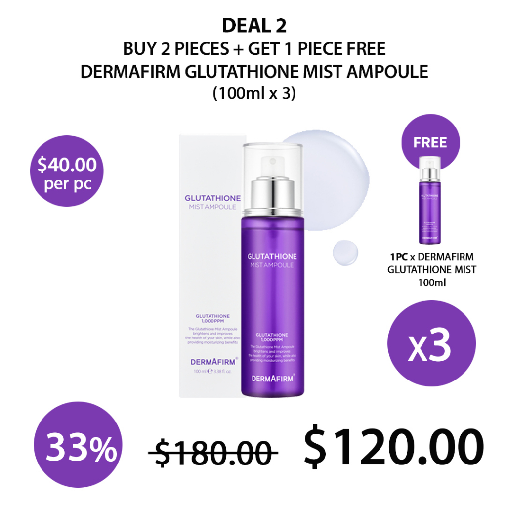 glutathione mist ampoule dermafirm DERMAFIRM) Glutathione Mist Ampoule 100ml - COCOMO