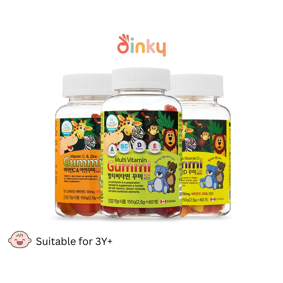 [NEW] Gummies Multivitamin Calcium Vitamin D Vitamin C Zinc