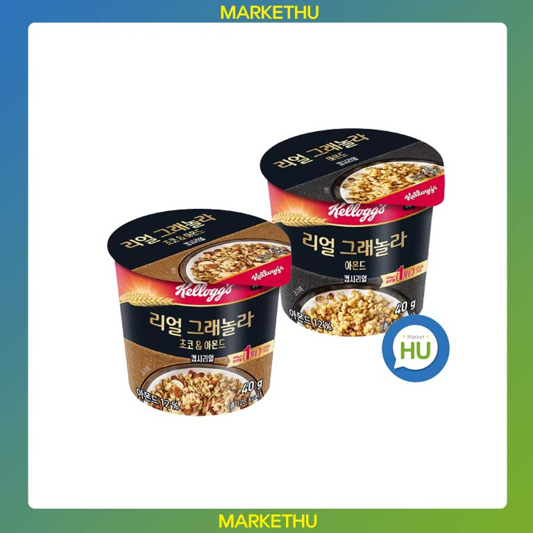 [NONGSHIM]Granola cereal cup choco & almonds 40g, almonds 40g/korean