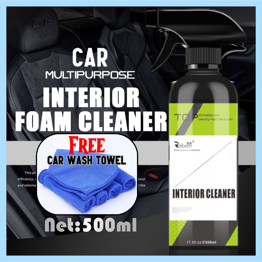 Car Interior Cleaning Foam CARMIFOD Interior Foam Multifunctional