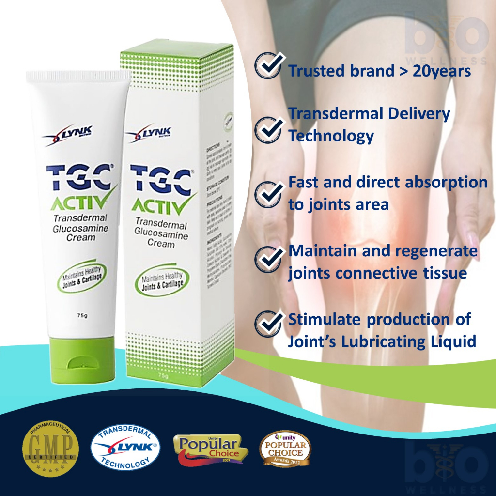 [STOCK CLEARANCE] LYNK TGC Active Transdermal Glucosamine Cream 75g
