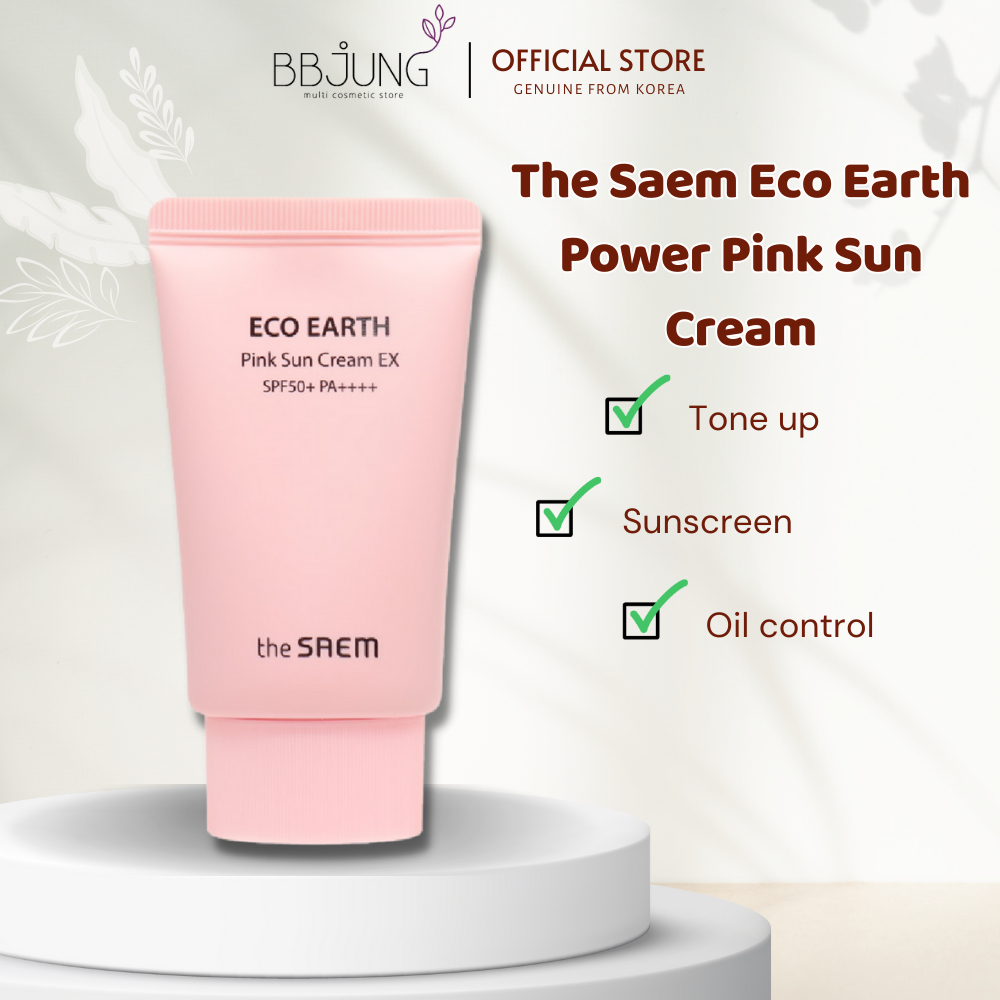 Tone Lifting Sunscreen, Oil Control, Bright Pink Skin The SAEM Eco ...