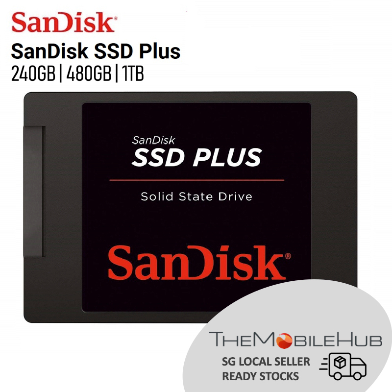 Sandisk Ssd Plus Solid State Drive 120gb 240gb 480gb 1tb Shopee Singapore 8363