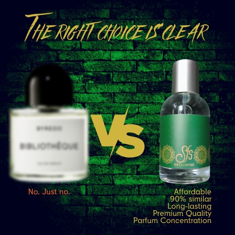 Bibliotheque Byredo perfume clone Shopee Singapore