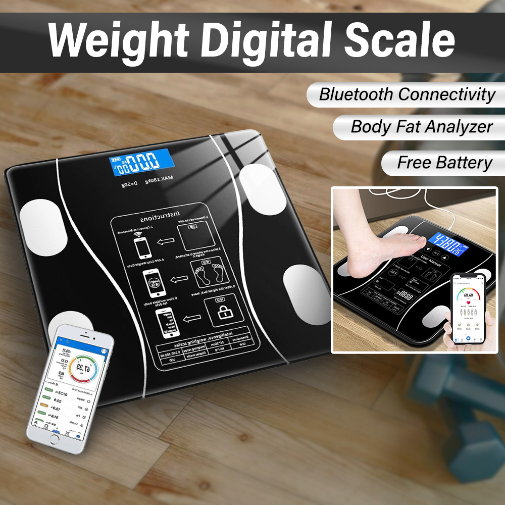 Smart Digital Body Weighing Scale Weight Scale Fat Analyser Machine 80