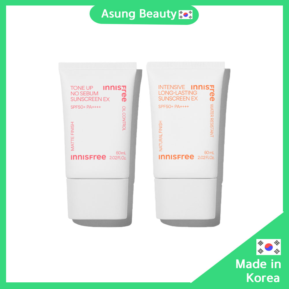 [INNISFREE] Sun Screen 60ml (Toneup No sebum, Long lasting)EX SPF 50
