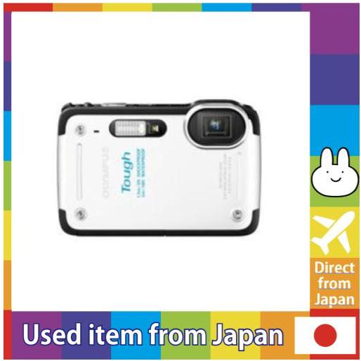 [Used in Japan] OLYMPUS Digital Camera STYLUS TG-625 White 12 million  pixels back irradiation type CMOS waterproof 5m drop-resistant 1.5m Low