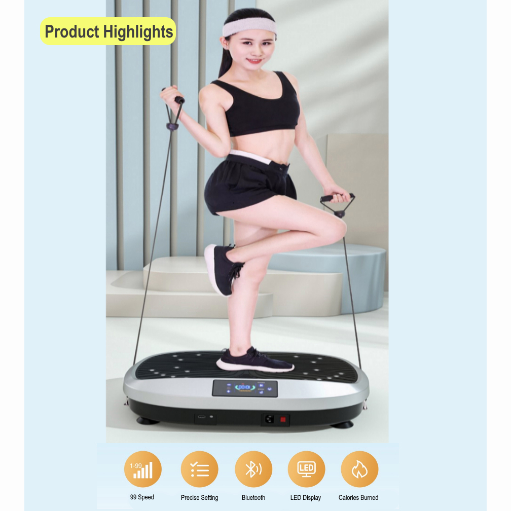 Ultra Slimming Vibration Plate Shaker Advance Ultra Slim Body Shaper  (Normal/ Bluetooth)