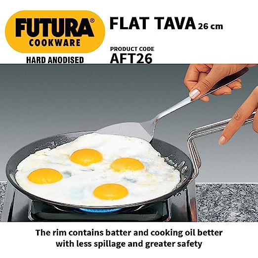 HAWKINS FUTURA AFT26 HARD ANODISED FLAT TAWA 26CM Shopee Singapore