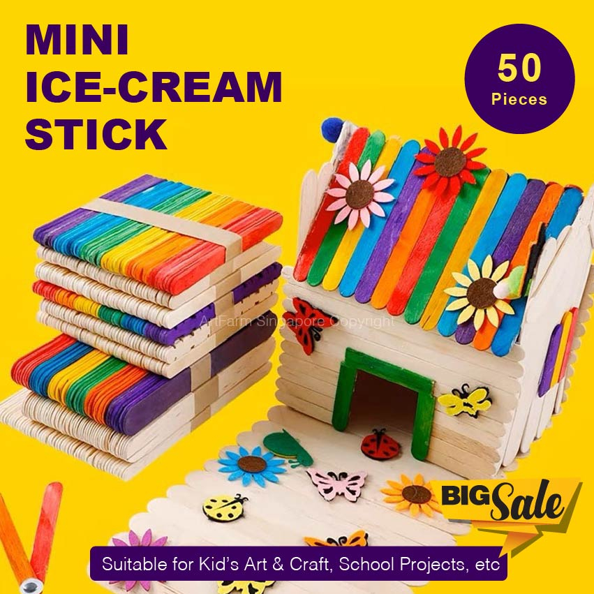 Craft Wooden Popsicle Stick Pieces for sale