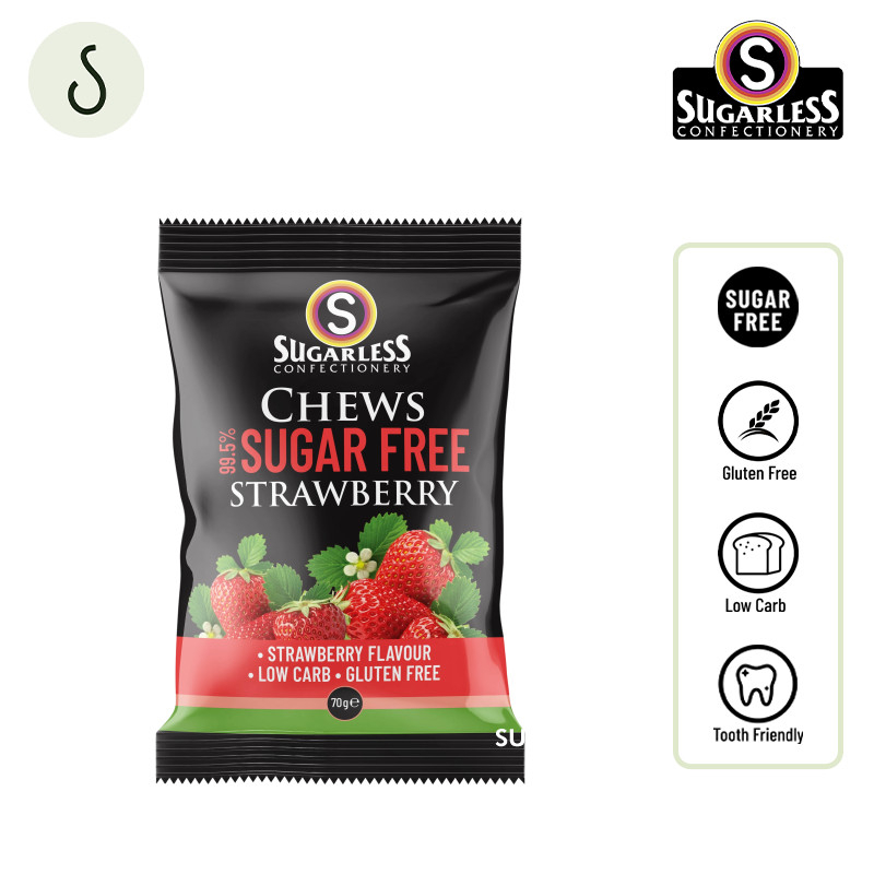 (SMART SNACKS) SUGARLESS Chews Sugar Free - Pack of 2 / 5 / 10 | Shopee ...