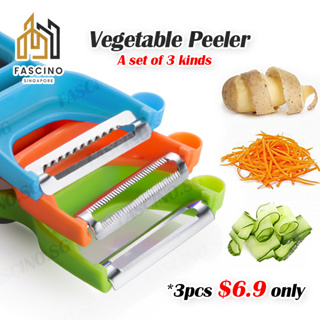 Dual Fruit Vegetable Peeler Sharp Potato Peeler Carrot Grater Stainless  Steel Julienne Peeler Vegetable Slicer Kitchen Gadgets