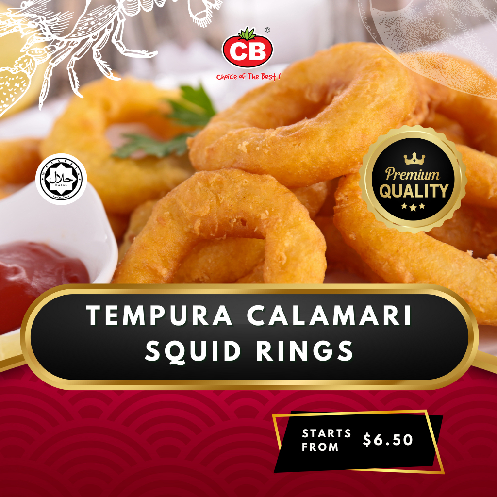 [CB] Tempura Calamari / Squid Rings 300g / 600g / 900g Shopee Singapore