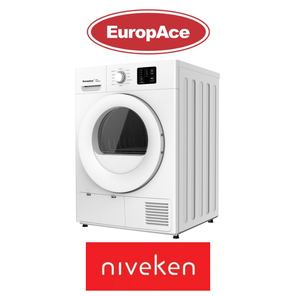 EuropAce 8kg Heat Pump Dryer (EDY 8801Y) Shopee Singapore