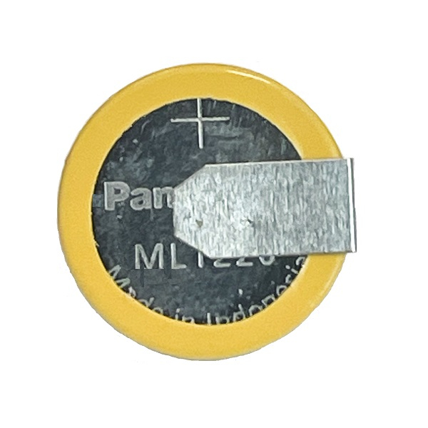 [SG] Panasonic ML1220 With solder feet Lithium Rechargeable Cell Button ...