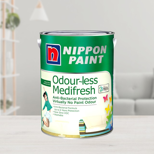 Nippon Paint Odour-Less Medifresh With Attraction Colour Trends ...