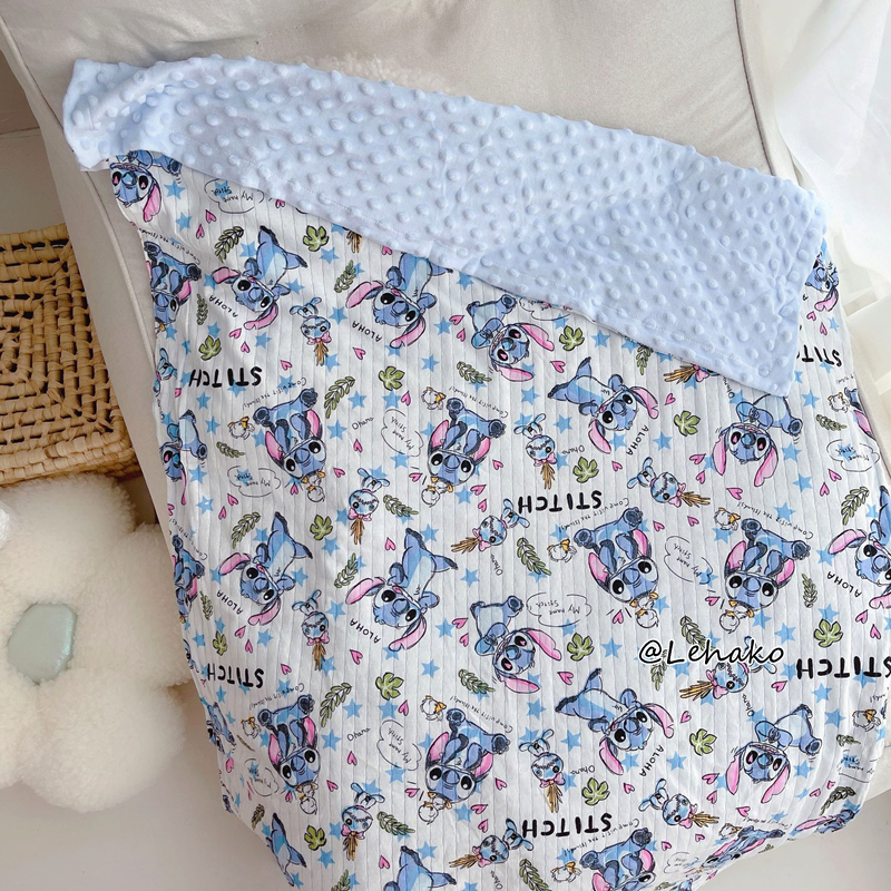 110x150cm Minky Blanket Kids Toddler Dot Blanket Children Blankets