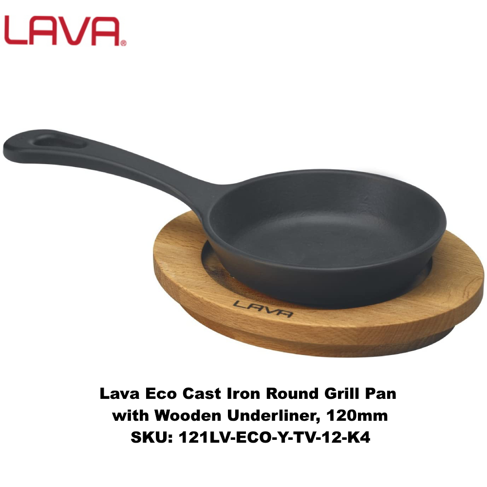 Lava Enameled Cast Iron Grill Pan 10 inch-Square 