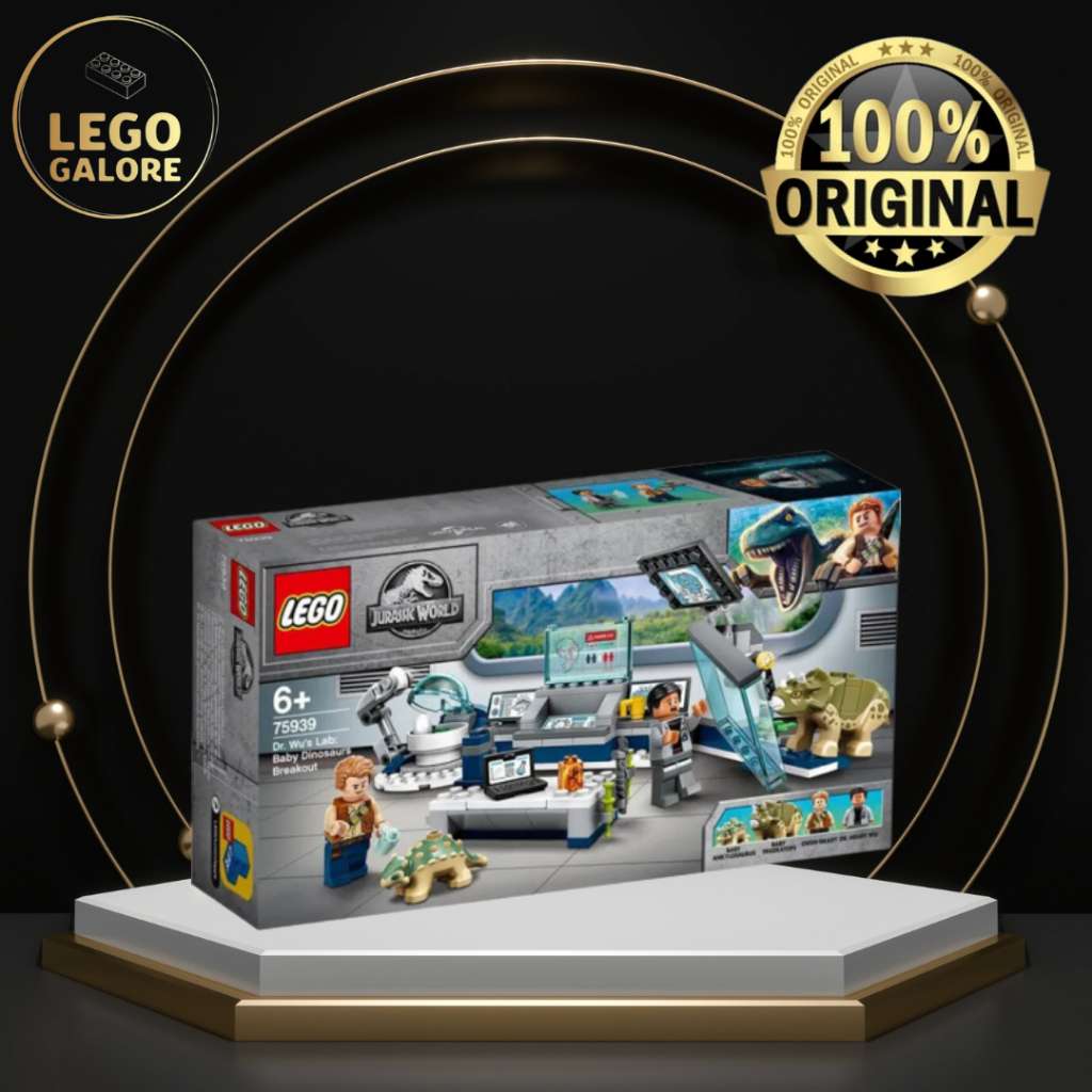 Lego jurassic world dr wu's online lab