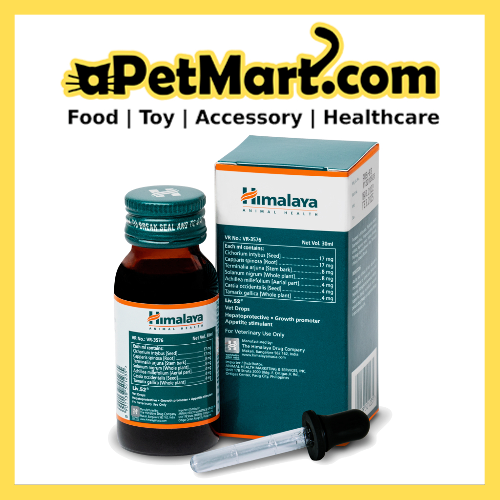 Himalaya Supplement Liv. 52 Vet Drops (Liver & Appetite Stimulant) for