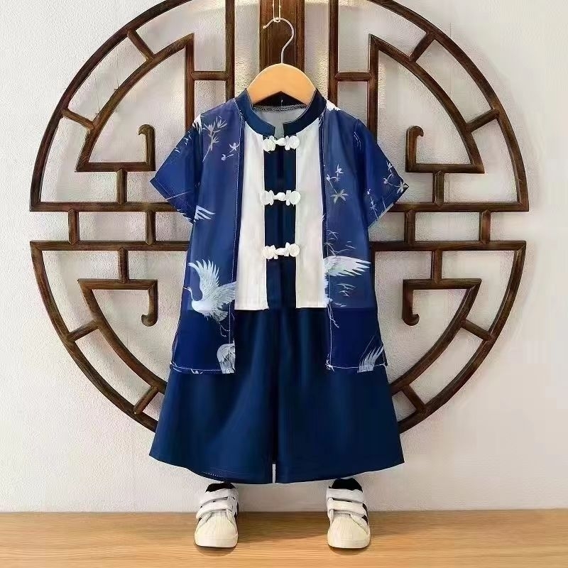 Ready Stock CNY White Lion Dance Baby Boy Cheongsam Romper Singapore Outfit